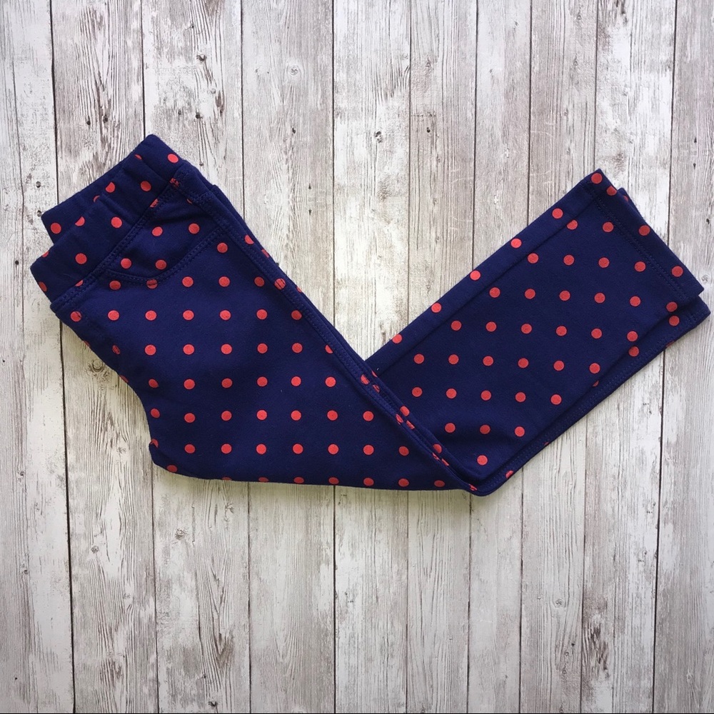 Gymboree Toddler Girls 3T Polka Dot Fleece Pants
